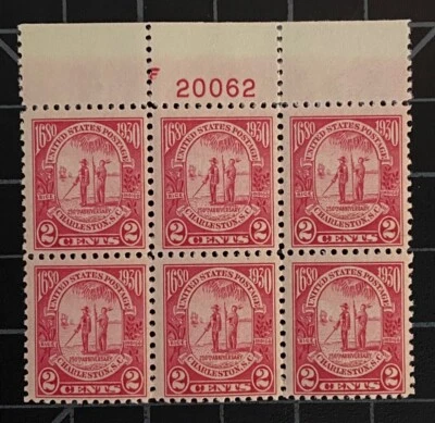 US Stamps-SC# 683 - Plate Block Of 6 - MNH - CV $50.00 - Image 1 of 2