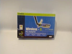 Linksys Cisco Wireless-G WMP54G Desktop PCI Network Adapter 54Mbps Sealed New - Picture 1 of 7