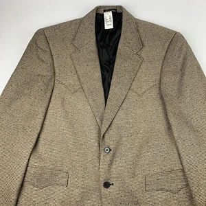 Circle S Houston Silk Western Jacket Men 44R Western Sport Coat Blazer NWT - Picture 1 of 14