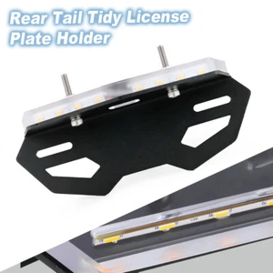 Soporte de matrícula trasero ordenado para Kawasaki Ninja ZX-6R ZX-6RR Z1000 Z750/S - Imagen 1 de 11