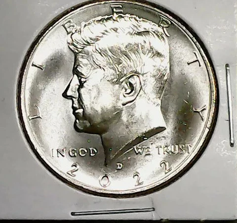 2022 P D Kennedy Half Dollar BU NIFC 2 coin set Cover
