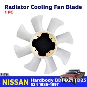 Radiator Fan Blade Fits Nissan Hordbody D21 TD25 Pickup 1986-97 Urvan E24 EBEZ - Bild 1 von 7
