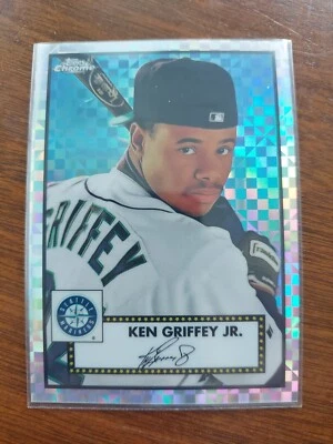 2021 Topps Chrome Platinum Anniversary Ken Griffey Jr. X-Fractor - Image 1 of 2