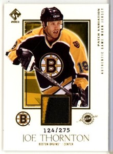 2002-03 Private Stock Reserve Patches Variations #104 Joe Thornton PATCH /275