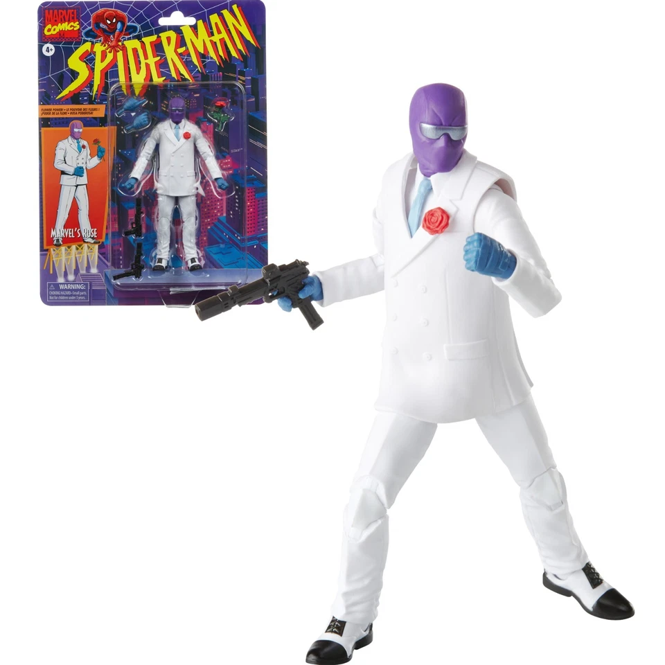 Spider-Man The Rose 6" Action Figure RETRO Classic Marvel Legend 2023 Hasbro MOC