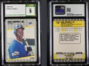 Fleer Ken Griffey Jr #548 CSG 9 1989 - Imagen 1 de 1
