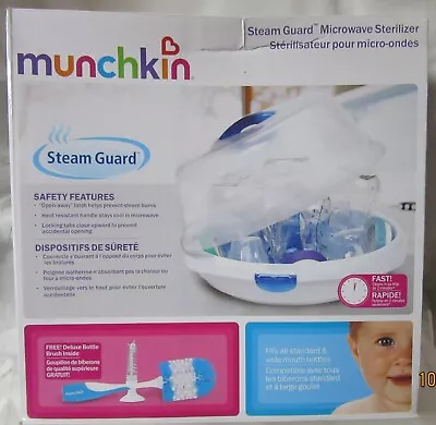 Esterilizador de biberón Munchkin protector de vapor microondas esterilizador de biberón MSGMBS-1 Foto 1 de 4