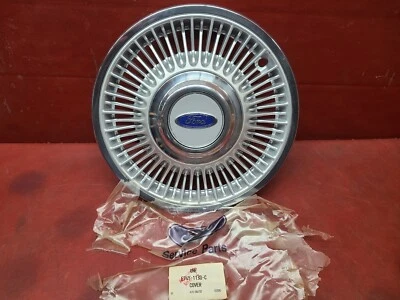 Nuevo de Lote Antiguo Ford Taurus 1987-1990 Radios de Cable 15" Tapacubos Cubierta de Rueda E7DC-1000-AA Foto 1 de 4