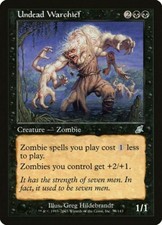 UNDEAD WARCHIEF - MTG Scourge Uncommon Creature