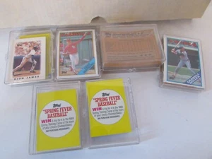 VTG ASST TOPPS SPRING FEVER 1988 BASEBALL CARDS CASES INCLUDED - Picture 1 of 1