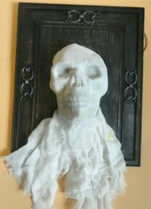 Placa de pared animada activada por movimiento Gemmy fantasma Halloween probada funciona  - Imagen 1 de 2