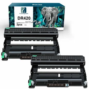 2 pack DR420 DR-420 Drum Unit For Brother TN450 Intellifax 2840 2940 MFC-7860DW - Picture 1 of 7