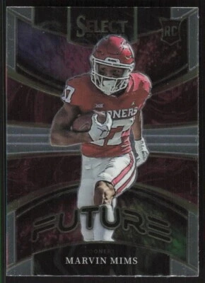 2023 Panini Select Draft Picks Future Marvin Mims RC Oklahoma Sooners #FUT-20 - Image 1 of 2