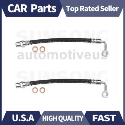 Linha de freio hidráulica de mangueira de freio externo traseiro 2X Sunsong para Subaru Baja 2003-2006 - Imagem 1 de 4