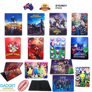 Kids Cartoon Gift Stitched Stand Protective Case For iPad 5th 6th Mini Air 9.7 - Picture 1 of 48