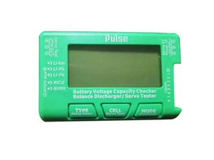 Pulse CellMeter 8 Verde - Comprobador de Batería Lipo y Servo Probador - Imagen 1 de 1