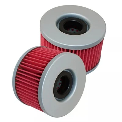 Paquete de 2 filtros de aceite para Honda Cx500D Cx-500D Deluxe CB500T 500 1979-1981 1975-77 Foto 1 de 2