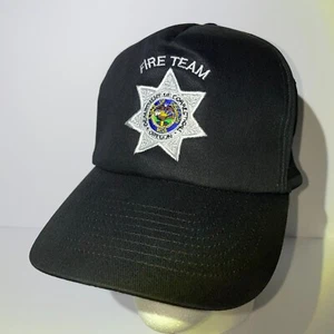 Oregon Prison Guard Snapback Cap Vintage Black Fire Team - Bild 1 von 7