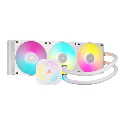 Corsair iCUE LINK TITAN 360 RX RGB 360mm AIO Liquid CPU Cooler - White - Image 1 of 4