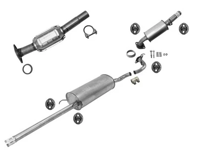 Convertidor catalítico tubo silenciador resonador para Lexus RX350 2007-2009 Foto 1 de 4