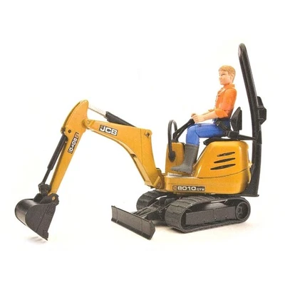 1/16 JCB 8010 CTS Mini Excavator W/ Construction Worker By Bruder 62002 - Image 1 of 2