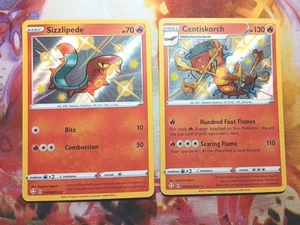 Centiskorch SV019/SV122 / Sizzlipede Sv018/SV122 Shining Fates: Shiny Vault Holo - Picture 1 of 4