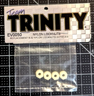 EV0050	Team Trinity Nylon Locknuts 8-32 (4) - Image 1 of 2
