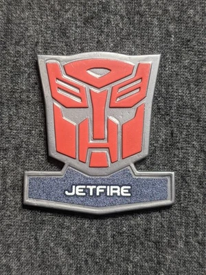 Transformers TITANIUM Die-Cast Series WAR WITHIN JETFIRE Parts NAME PLATE Part - Image 1 of 2