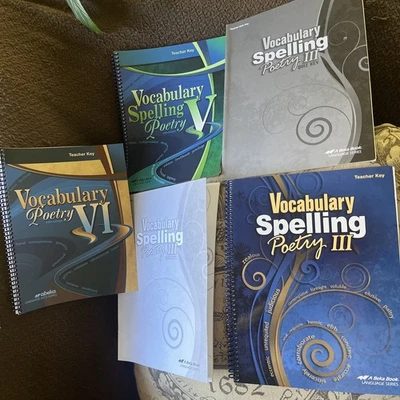 Vocabulary Spelling Poetry 3 5 & 6 Abeka See Pictures - Image 1 of 4