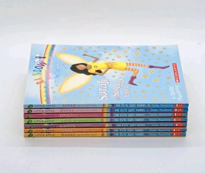 Rainbow Magic COMPLETE SET  The Fun Day Fairies 1-7 - Lot of 7 by Daisy Meadows - Image 1 of 4