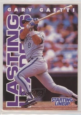 1996 Starting Lineup Cards Lasting Leaders Gary Gaetti #527196 - Image 1 of 2