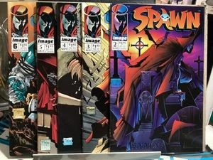 SPAWN #2 3 4 5 6 IMAGE 1992 MCFARLANE - Picture 1 of 9