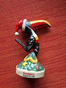 Porzellan Figur Guinness is good for yule Christmas Toucan Tukan Limitiert - Bild 1 von 7