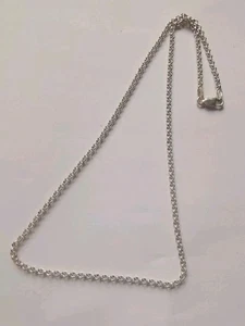Sterling Silver Belcher Link Necklace 16" 7g R35L - Picture 1 of 3