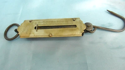 ancien peson a ressort pocket balance 0-12 kg - Photo 1/3