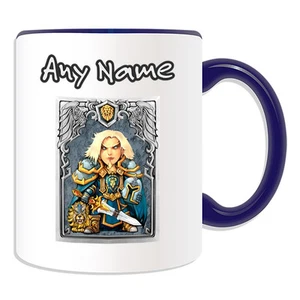 Personalisiertes Geschenk Mensch Paladin Becher Geldbox Cup World Warcraft WOW Sturmwind - Bild 1 von 20