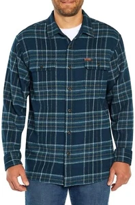Orvis Big Bear Heavyweight Flannel Shirt. Men's, Size Medium, Color Blue….. - Picture 1 of 8