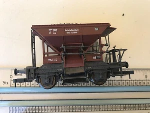 ho zug dunkelbrauner Kohlewagen DR Halle 701 888 - Bild 1 von 6