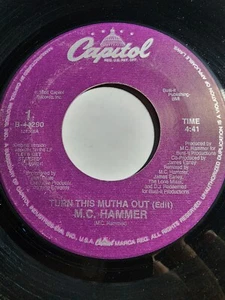 M.C. Hammer - turn this mutha out/Ring em -Capitol. VG F350 - Picture 1 of 2