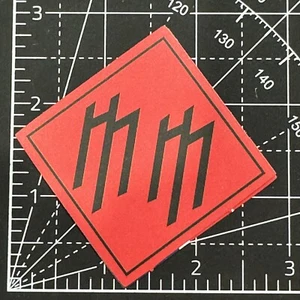 Marilyn Mansion MM American Rock Band Logo Vinyl Aufkleber Sticker Bomb Metal Gothic - Bild 1 von 5