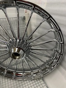 Rueda de turbina delantera Harley CVO 2013 -17 Breakout llanta cromada personalizada fabricante de equipos originales (intercambio) - Imagen 1 de 9
