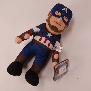 Marvel Avengers Captain America 10" Plush Doll Figure Chris Evans New - Picture 1 of 4