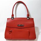 Authentic LONGCHAMP HandBag Madeleine Bag Leather Red Women