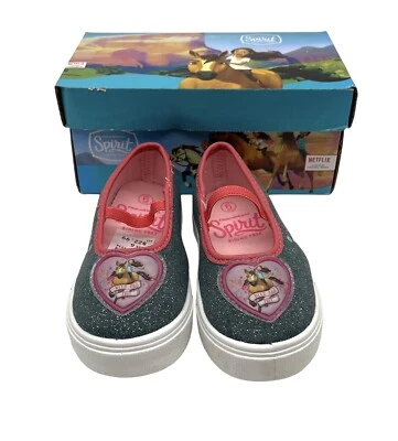 Nuevos zapatos Mary Jane de mezclilla floral Spirit para niñas pequeñas talla 6 Foto 1 de 4
