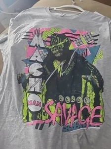 PRO WRESTLING CRATE Exclusive MACHO MAN Randy Savage Retro SHIRT Xl Extra Large - Picture 1 of 2