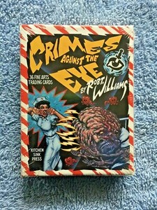 Robert Williams "Crimes Against The Eye" RARE Trading Cards. * NEW & Sealed *