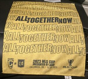 COLUMBUS CREW SC 2023 MLS CUP FINAL RALLY TOWEL - Giveaway Item CHAMPIONS - LAFC