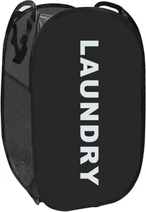 Collapsible Laundry Basket Foldable Laundry Hamper Pop up Basket Dirty Clothes H - Picture 1 of 8