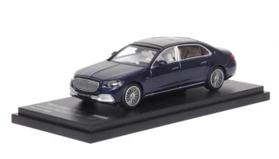 1:64 para casi real para Mercedes para Maybach para Clase S azul náutico 2021 LTD Foto 1 de 4