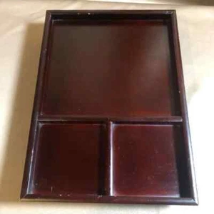 Cherry Wood Finish Arm Chair Caddy-12 1/2" x 9 1/2" - Picture 1 of 2